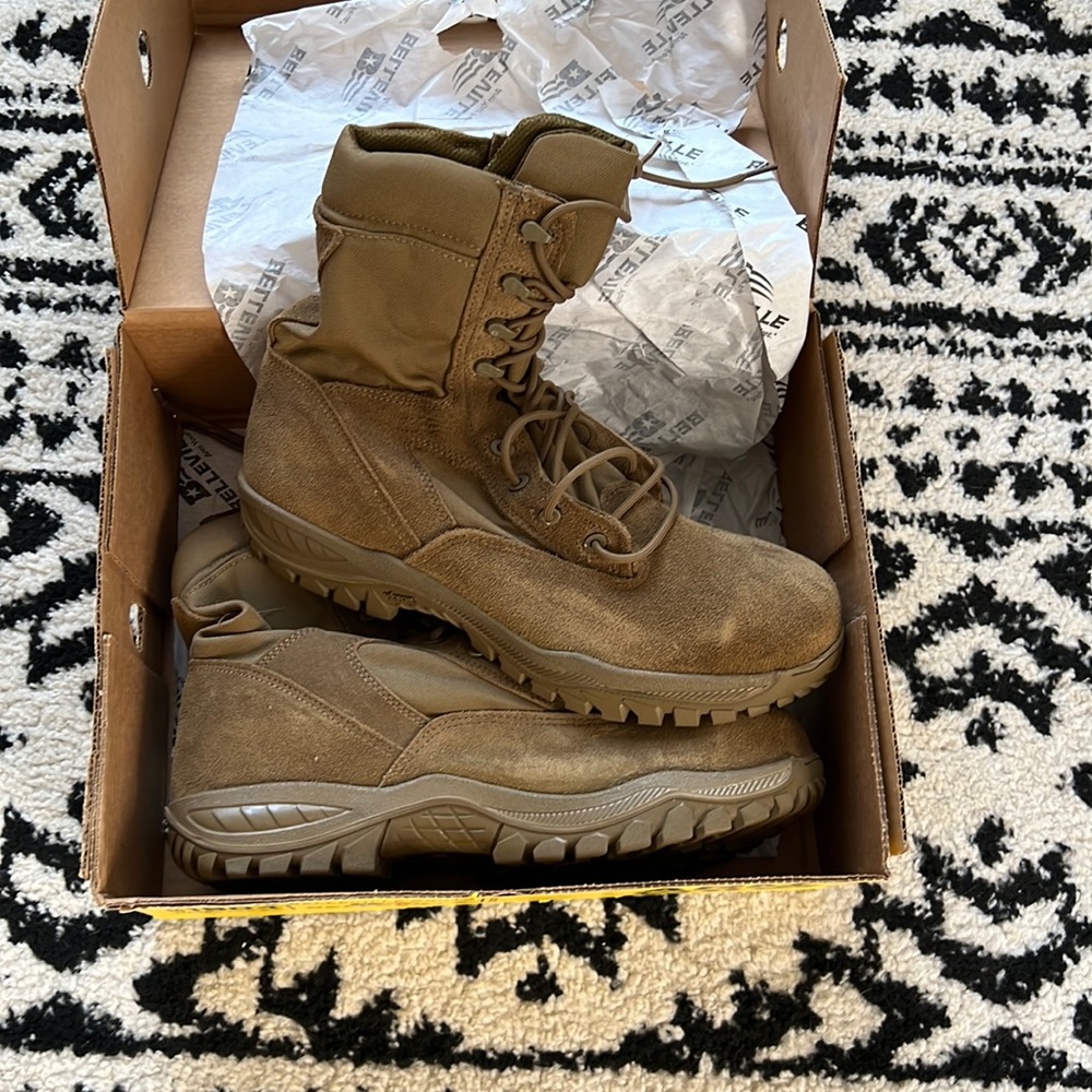 Belleville Hot Weather Tactical Steel Toe Boots 14 W